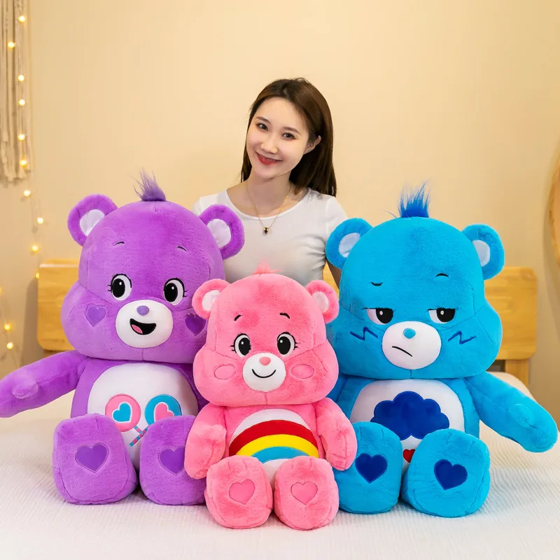 

40cm New Cartoon Care Bear Plush Toys Cute Bears Stuffed Doll Pillow Anime Plush Car Accessories Action Figure Kid Birthday Gift