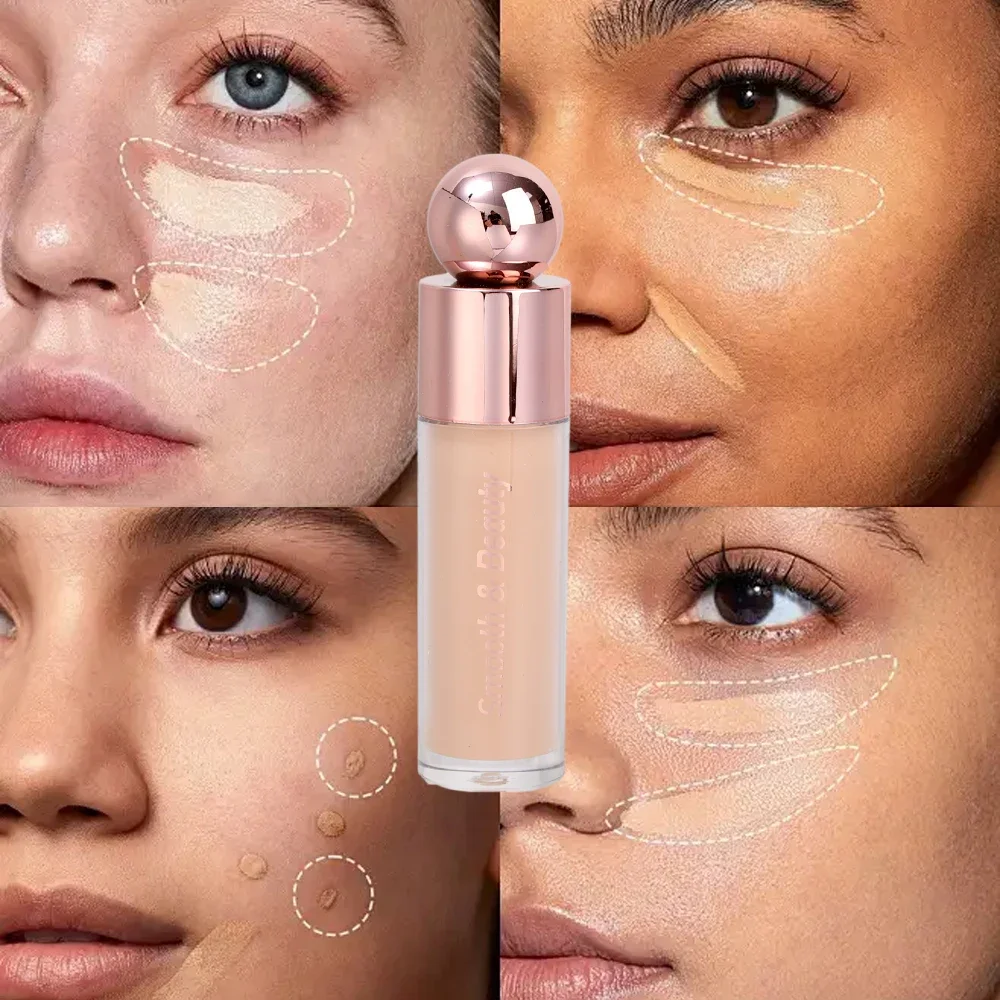 Liquid Concealer Blush Stick Moisturizing Oil Control Foundation Invisible Pores Dark Circles Freckle Face Contour Makeup Tools 2