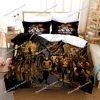 3D Printed Bendy N Ink Machine Bedding Set Pillowcase Duvet Cover Double Twin Full Queen King Adult Kids Bedclothes Quilt Cover 3