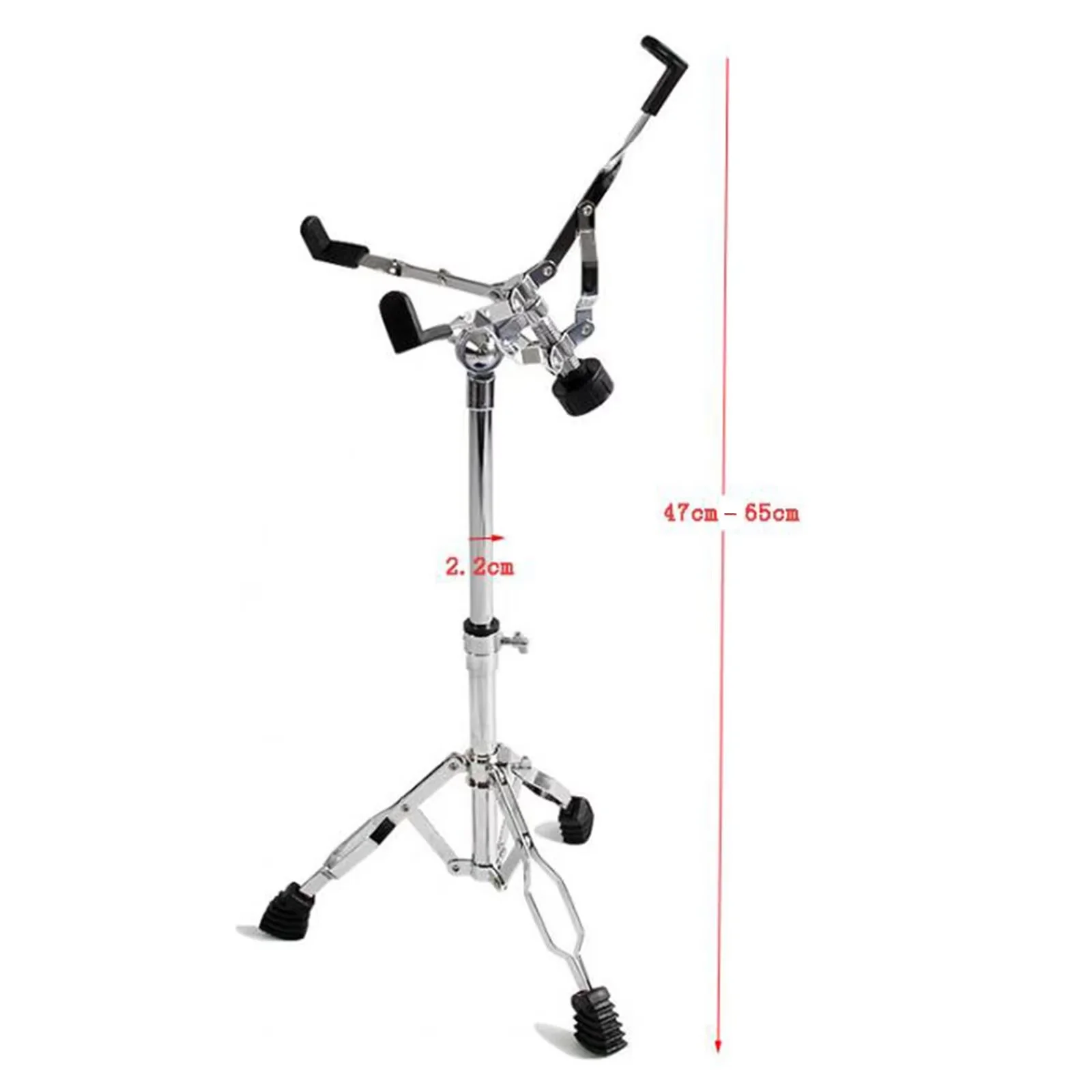 Portable Snare Drum Stand Height Adjust Instrument Holder Snare Drum Base Drum Bracket for 12''~14'' Dia Drums Instrument