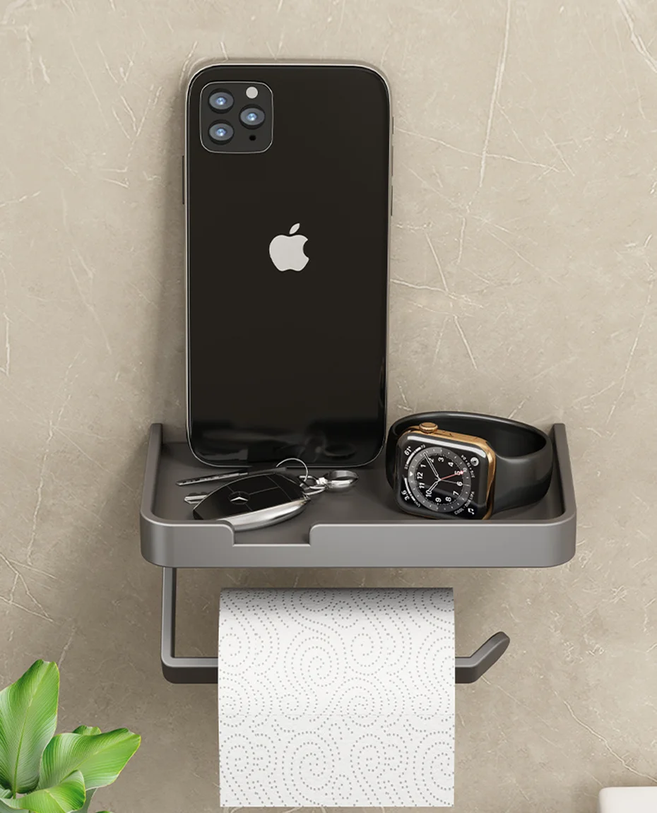 Designers Impressions Toilettenpapierhalter Serie 500 – ölgerieben Bronzefarben, Mit Verdeckter Schraubbefestigung