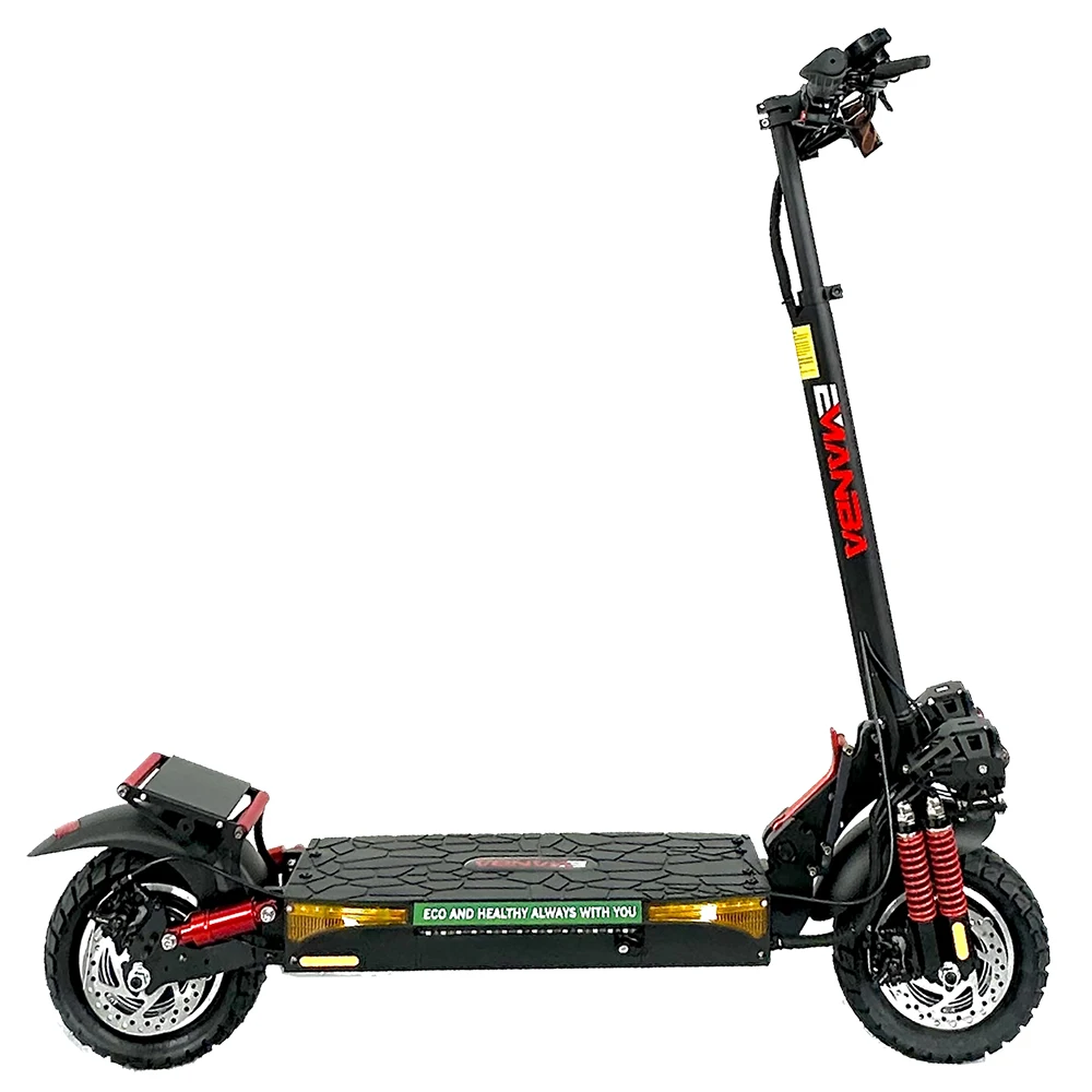 A European Warehouse Adult E-Scooter with 1600W Dual Motors 18 AH Max Speed up to 50km/h Max Durance 60km Electric Scootercustom 2022 hot sale 760w 350mah high speed maple electric skateboard eu stock dual motors 10 layers longboard skateboard