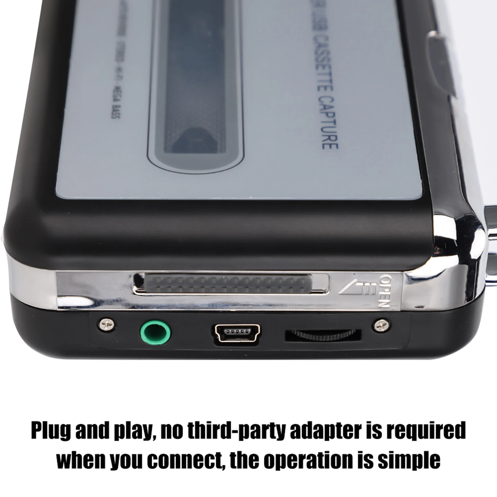 Cassette Capture MP3 Capture Cassette to MP3 USB Tape To Converter Stereo Audio Music Player Player