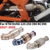 For KTM DUKE390 250 200 125 390 RC390 2017-2020 Motorcycle Exhaust System Escape Moto Middle Link Pipe Connect Original Muffler