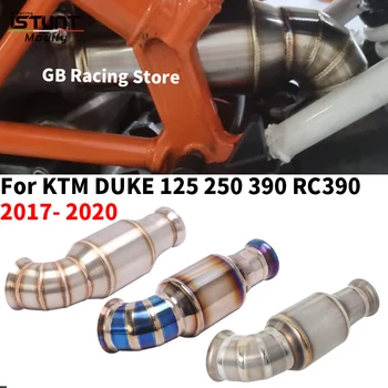 For KTM DUKE390 250 200 125 390 RC390 2017-2020 Motorcycle Exhaust System Escape Moto Middle Link Pipe Connect Original Muffler