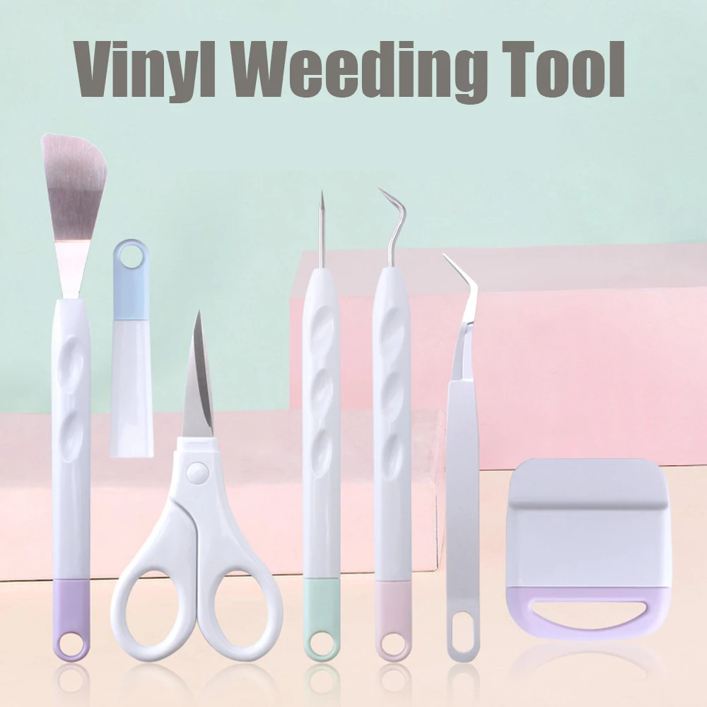 

DIY Silhouette Relief Engraving Tool Hook Tweezers Vinyl Weeding Tool Art Cutting Kits Paper-cut Handmade Artworks Stationery