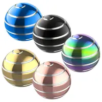 40/45/55MM Aluminum Alloy Anti Stress Desk Luck Transfer Rotary Gyro Kinetic Desktop Spinning Ball Adults Fidget Spinner Toy 1