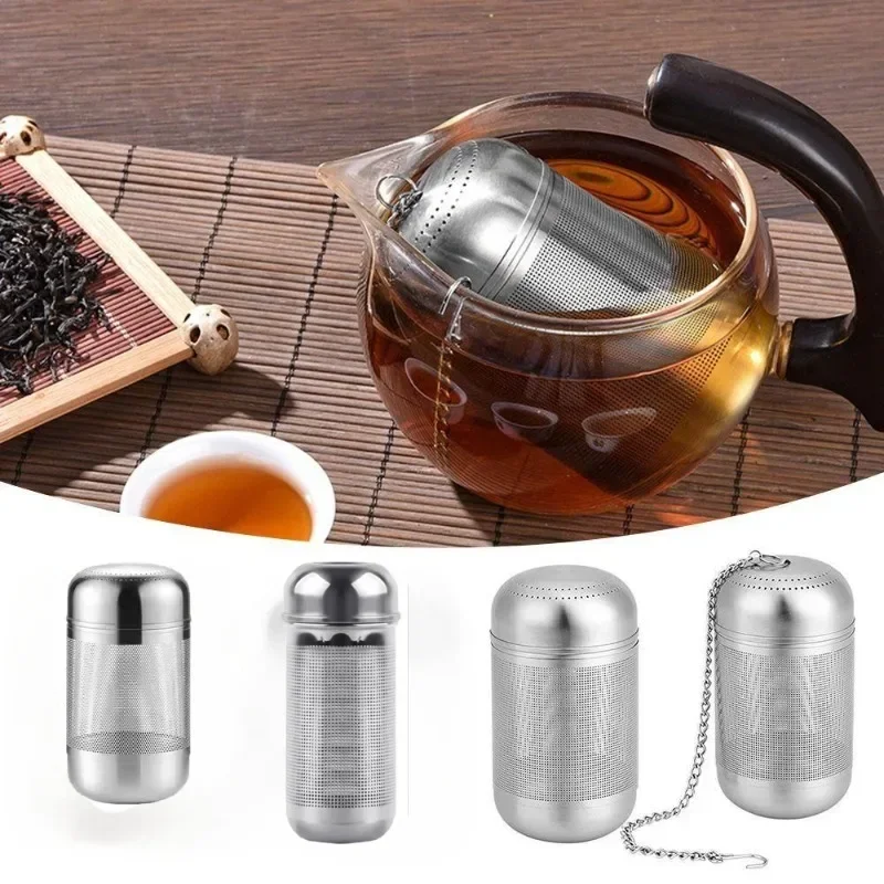 

Stainless Steel Tea Infuser Sphere Locking Spice Tea Ball Strainer Mesh Infuser Tea Filter Strainers Kitchen Accessories