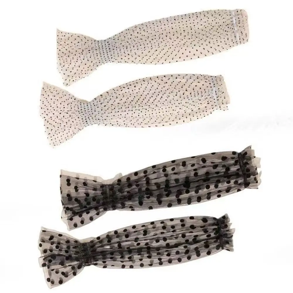 UV Protection Mesh Lace Arm Sleeves Sun Protection Sunscreen Driving Fishing Cycling Sleeves Breathable Arm Warmers