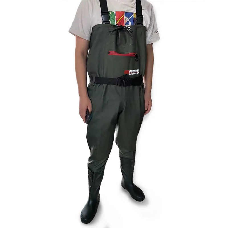 Fly Fishing Chest Waders Men Boots Lure Women Hunting Bootfoot Waterproof Wading Belt Adult Fish Gear Overalls fly fishing waders