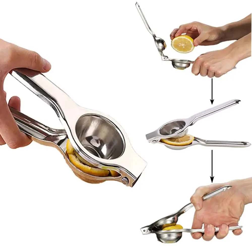 Stainless Steel Lemon Squeezer Manual Citrus Lemon Squeezer Lime Press Citrus Juicers Hand Kitchen Accessories Lemon Squeezer