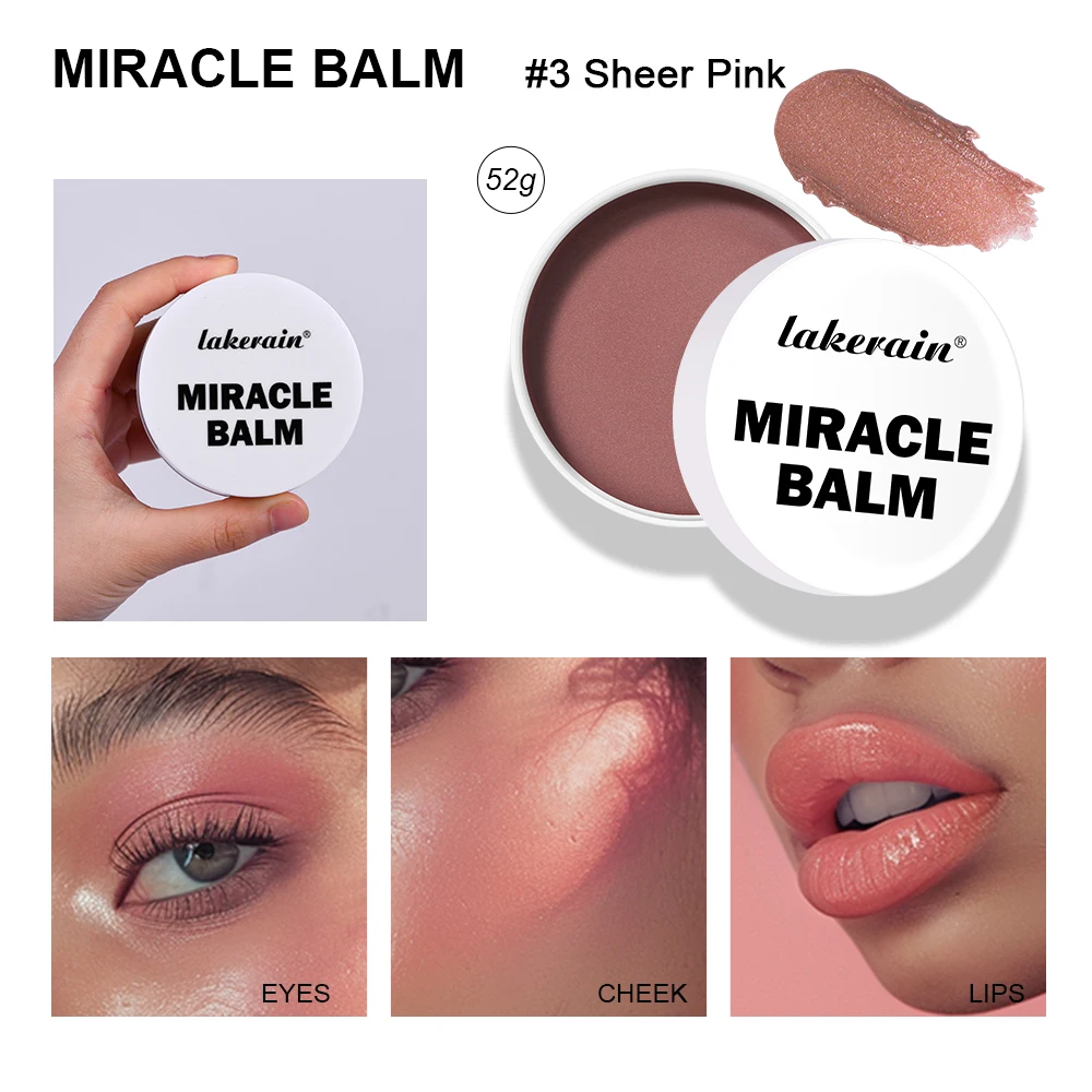 Lakerain Moisturizing Miracle Balm Contains Vitamin E Facial Highlight Concealer Enhances Skin Hydration&Elasticity Face Makeup facial concealer