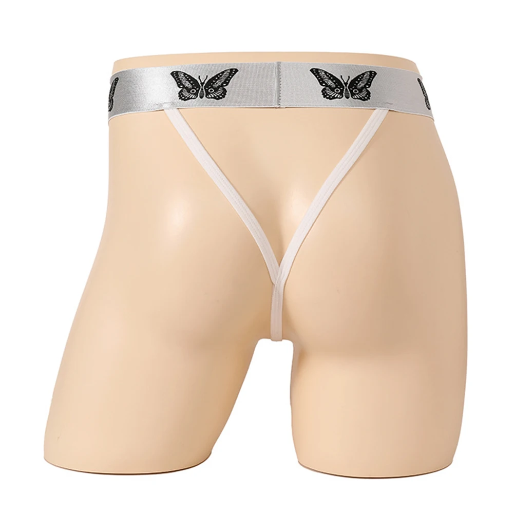 

Sexy Men Sissy Thong Mesh Lace Briefs T-Back Hollow G-string Transparent Bikini Underwear Gay Man Seduction Erotic Panties