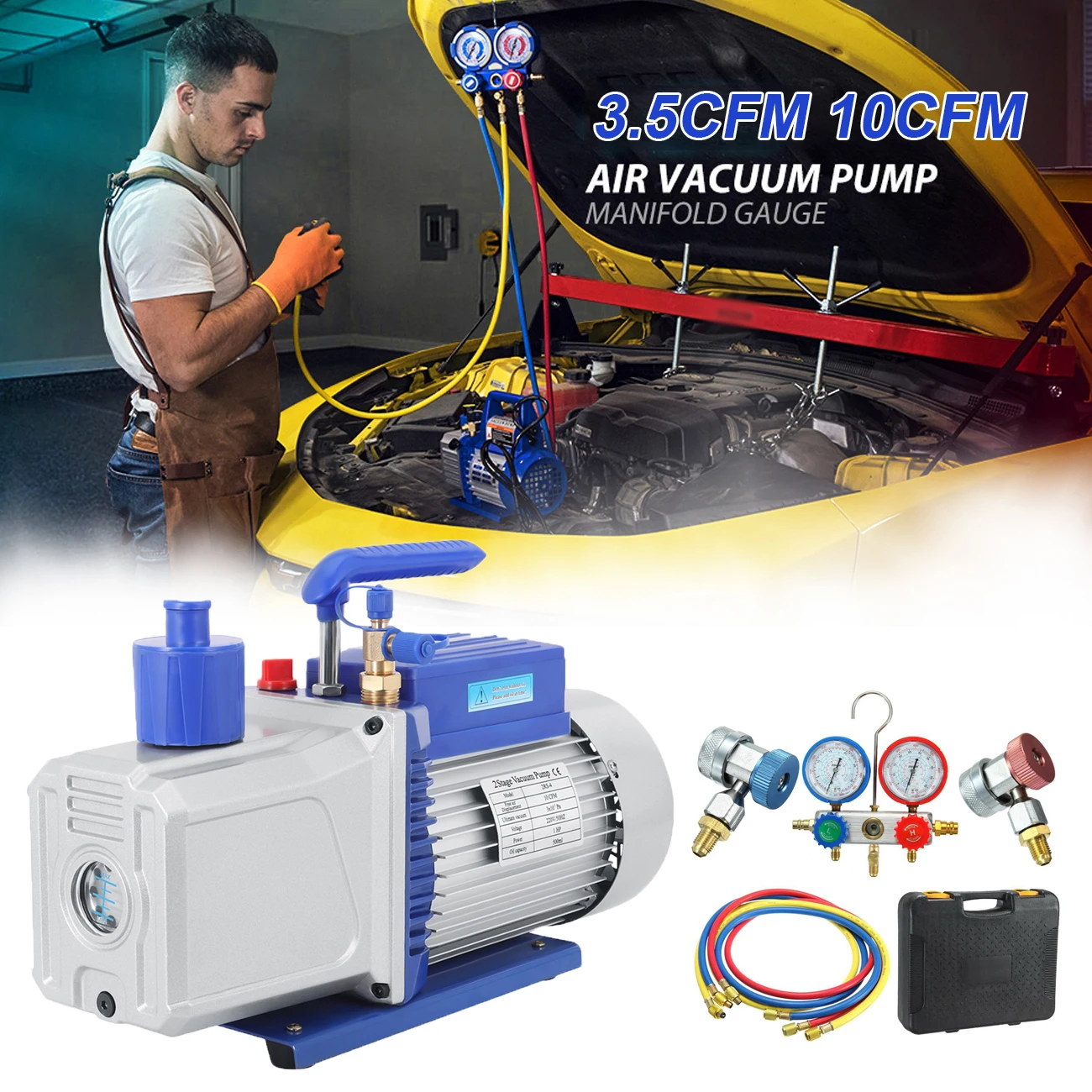 Amonstar3510CFMRefrigerantVacuumPumpKitsHVACRefrigeration1