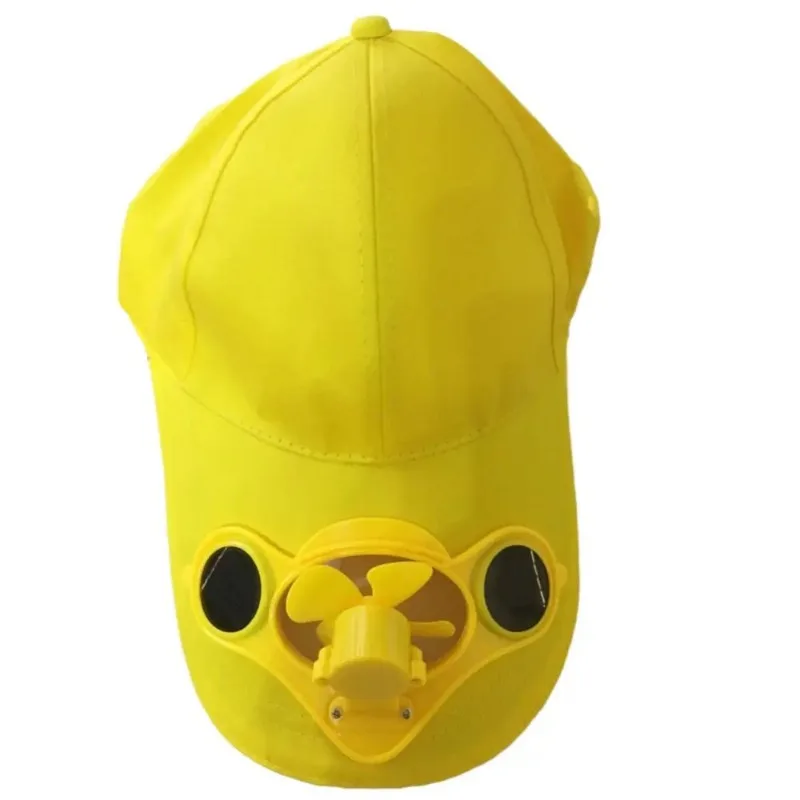 1/2/4PCS Five Colors Summer Sport With Fan Free Charging Sun Protection Solar Cotton Hat Sun Visor Baseball Casual