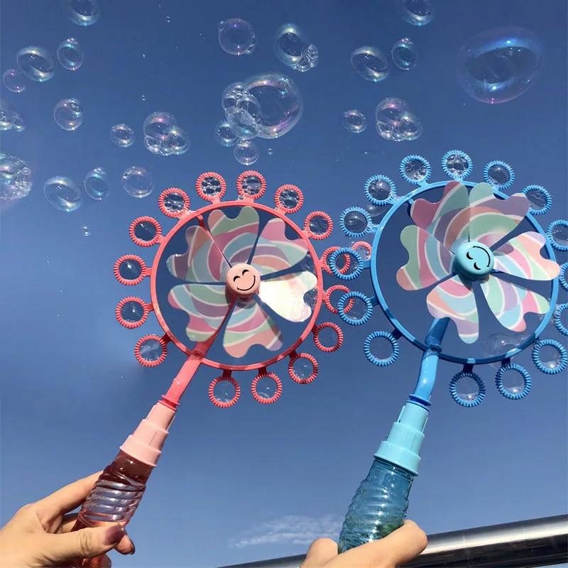 Kids Bubble Machine Gun Blower Magic Rotating Windmill Toy Wedding Soap Bubble Outdoor Toys for Girls Boys Birthday Gift 3 Kids Bubble Machine Gun Blower Magic Rotating Windmill Toy Wedding Soap Bubble Outdoor Toys for Girls Boys Birthday Gift 3