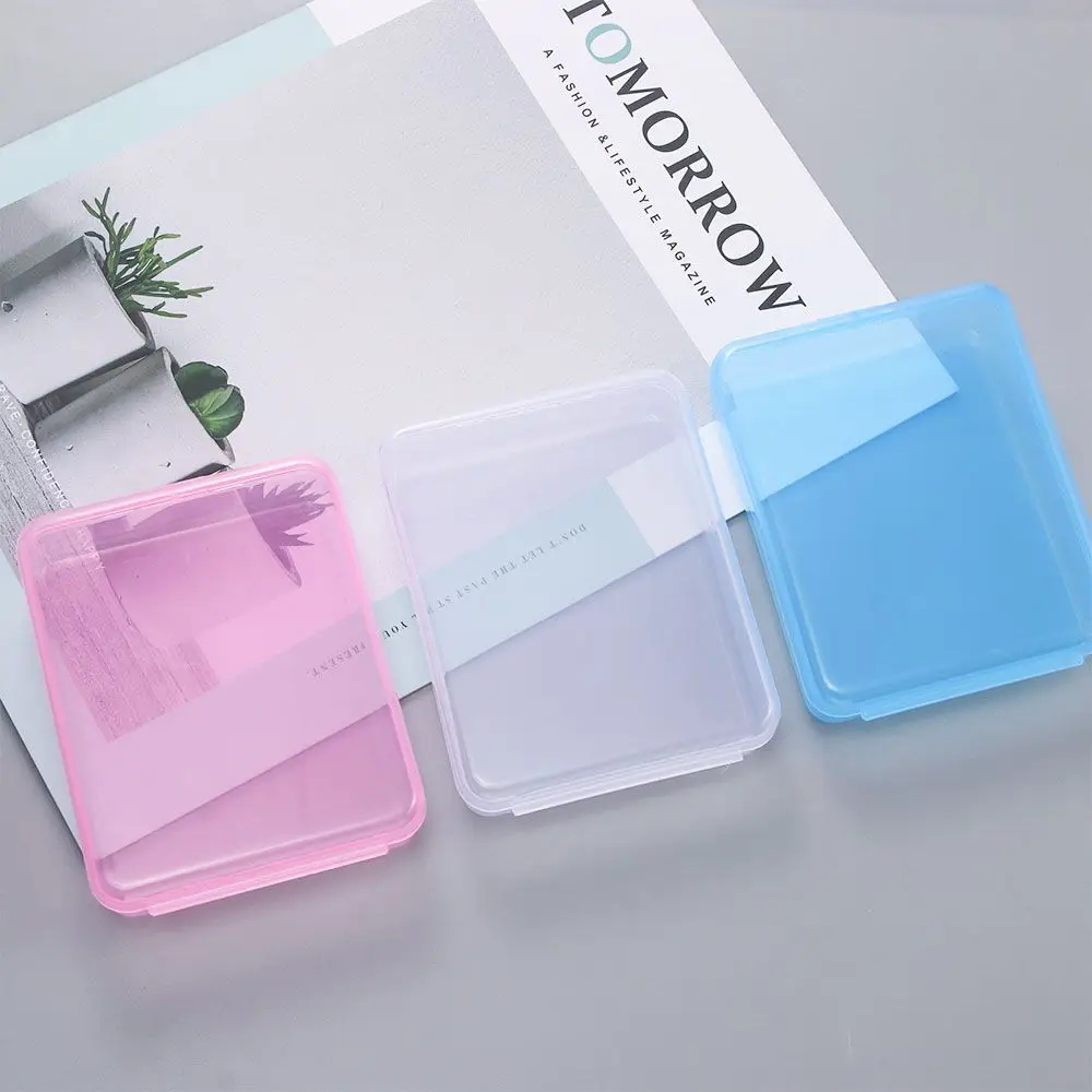 

Protection Pollution-Free Dustproof Face Masks Disposable Container Powder Puff Case Storage Box Transparent Mask Storage Case