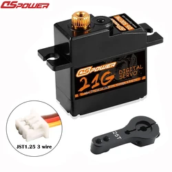 Mini Digital Servo 4.2KG Metal Gear Motor for RC Models and Robotics (21g JST1.25 3 wire)