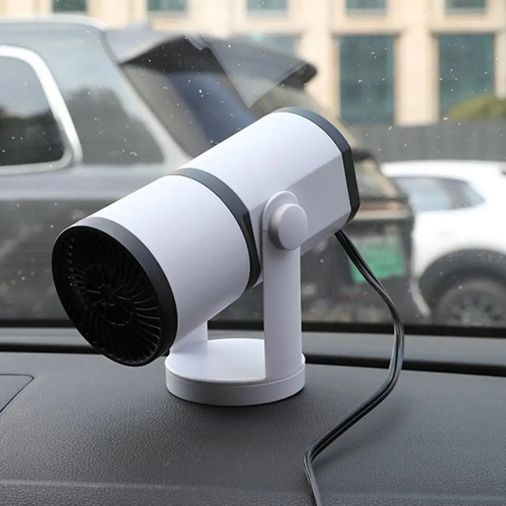 

Windscreen Fan Helpful Low Noise 2-In-1 360 Degree Rotate Car Defogger for Automobile