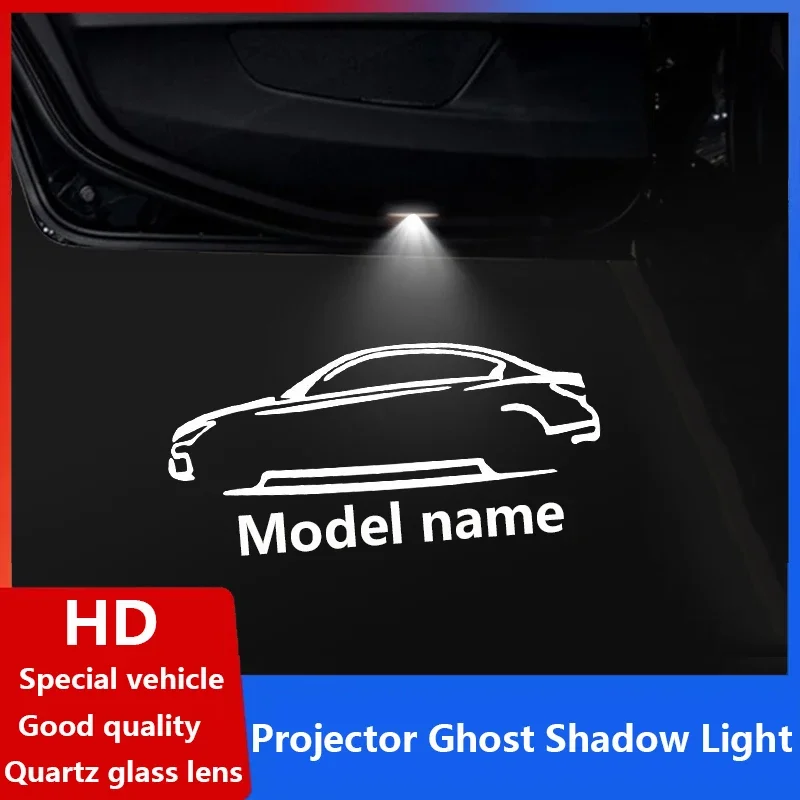 TOYOTA Camry 2006-Now için HD hiçbir solma araba LED kapı uyarı işığı lazer projektör hayalet gölge işık hoşgeldiniz Logo lamba cam Len