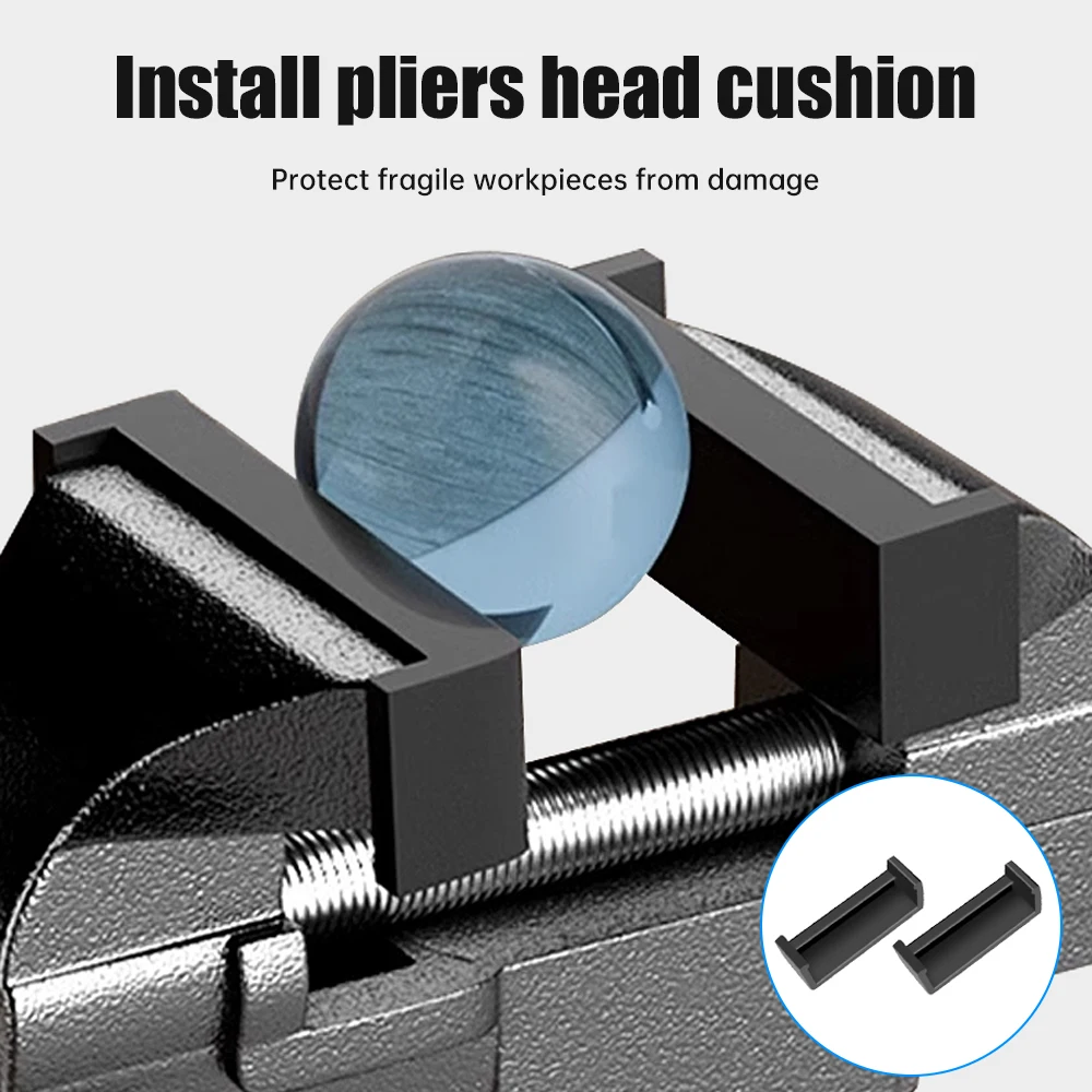 35mm/50mm Multipurpose Mini Bench Dual-Purpose Table Clamp-on Vise With 360 Degrees Swivel Base for Woodworking DIY Workbench