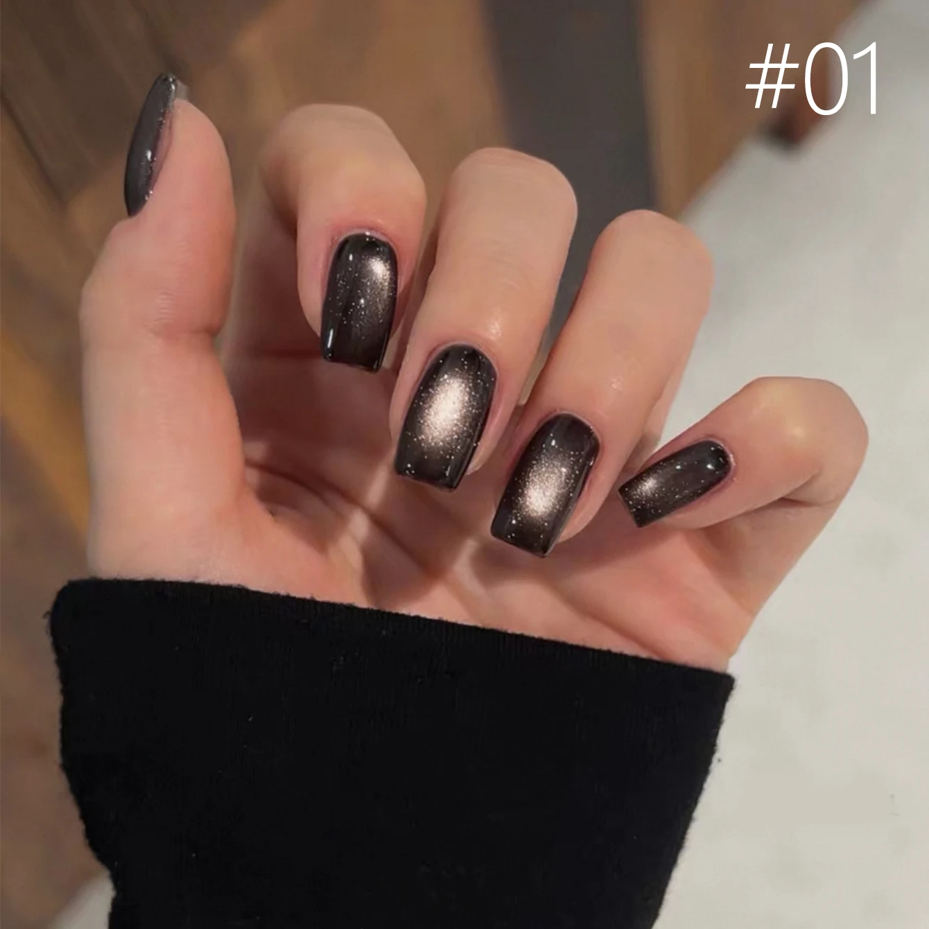 MIANEL 10ML 1-9 Stück Eis-Transparenter Weißer Wasser-Katzenaugen Magnetischer Gel-Nagellack Universeller Weißer Nagellack Nagelzubehör – Detail 35