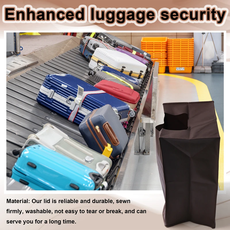 New Travel Luggage Cover Anti-Scratch Protective Suitcase Cover Fluorescent Green Hem Suitcase Protection Tool