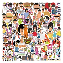 110PCS Bobs Burgers Graffiti Sticker Pack - Creative Decals for Luggage, Laptop, Phone, Guitar, Car, Bike, and Skateboard (110PCS)
