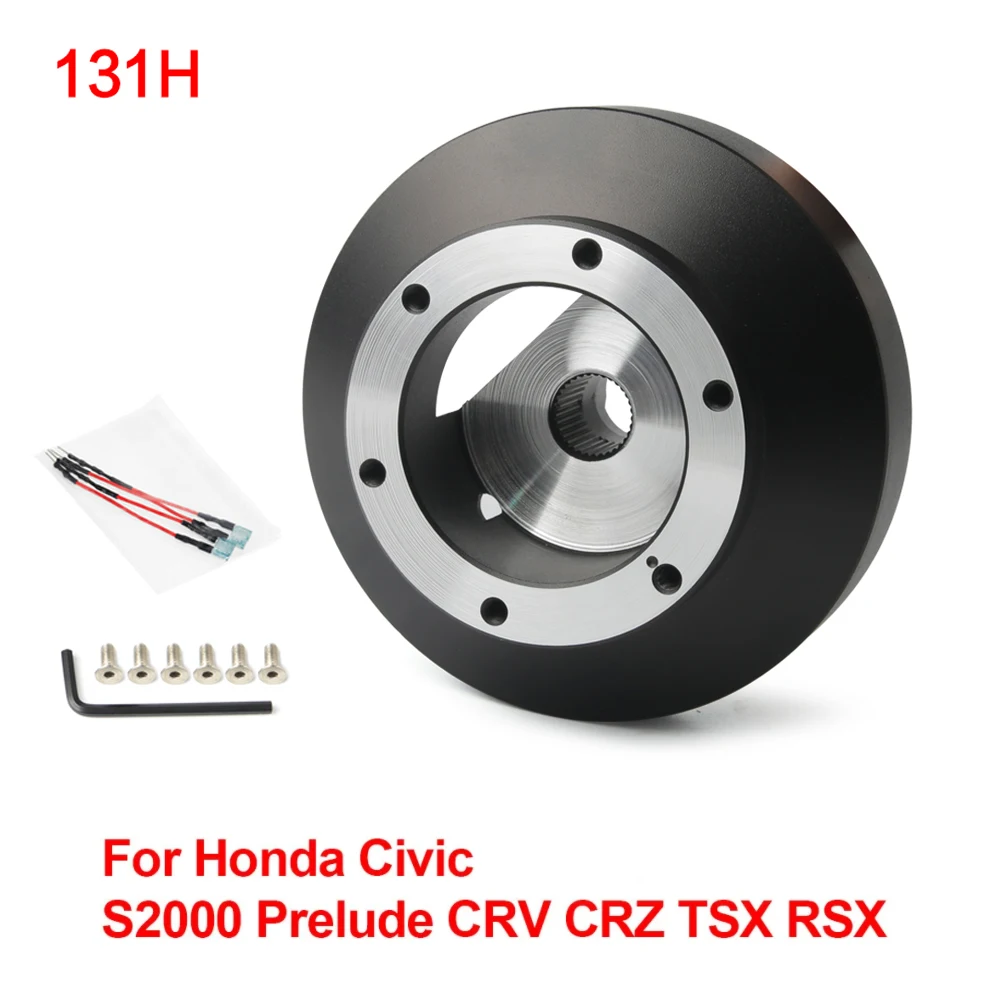 131H RACING STEERING WHEEL SHORT HUB KIT Fit for Honda Civic S200 Prelude CRV CRZ TSX RSX