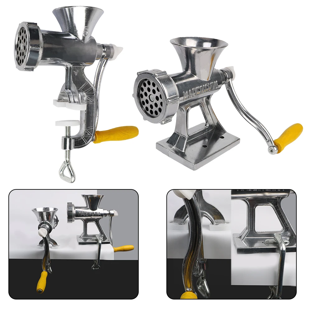 Handheld Manual Meat Grinder Kitchen Tool Food Processor Stainless Steel Household Grinder Vegetable Chopper Sausage Stuffer meat grinder,food grinder attachments