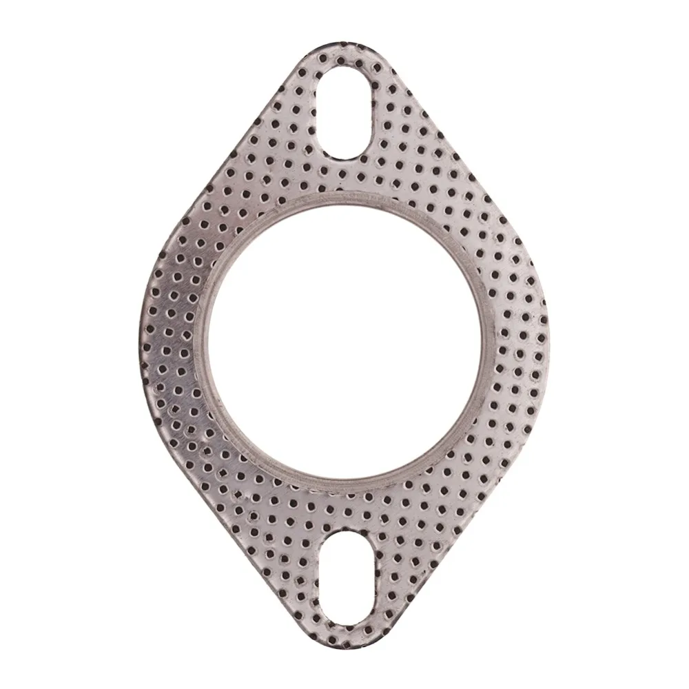 2-Bolt Hole 2.0'' inch High Temperature Exhaust Gasket Turbo Flange 53mm Reinforced 1Pcs Car Accessories exhaust gasket