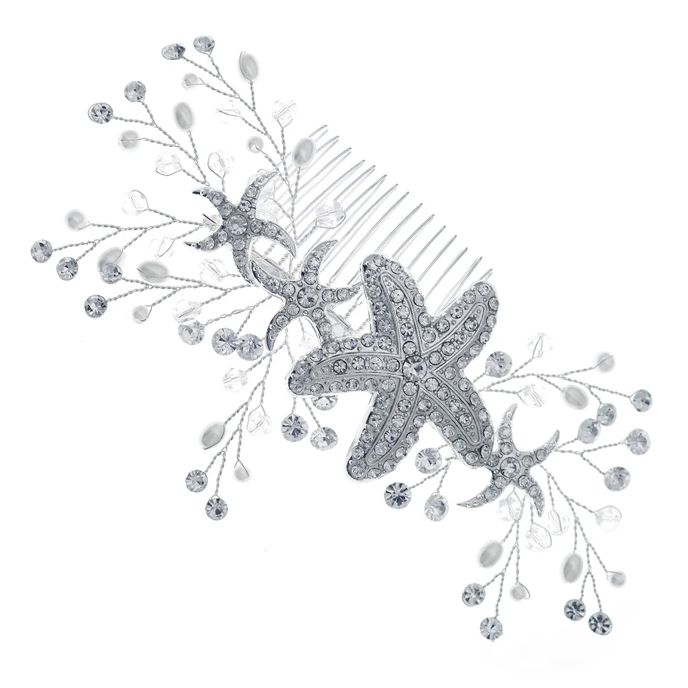 

Star Hair Comb for Women Decorative Hair Comb Bridal Rhinestone Hair Comb Accessories