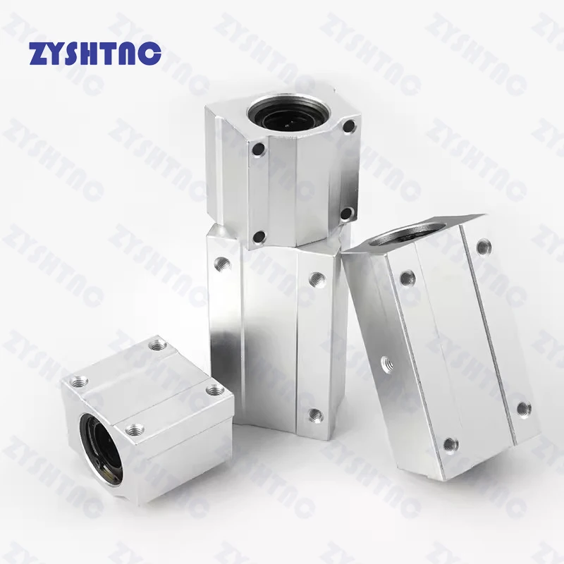4 ชิ้น/ล็อต SC8UU SCS6UU SCS10UU SCS12UU SCS16UU SCS8LUU SCS10LUU SCS20UU Linear Ball Bearing Block CNC Router 3D ชิ้นส่วนเครื่องพิมพ์ 1