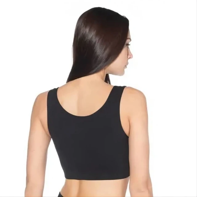 Ask Me Black Backless Crop Top