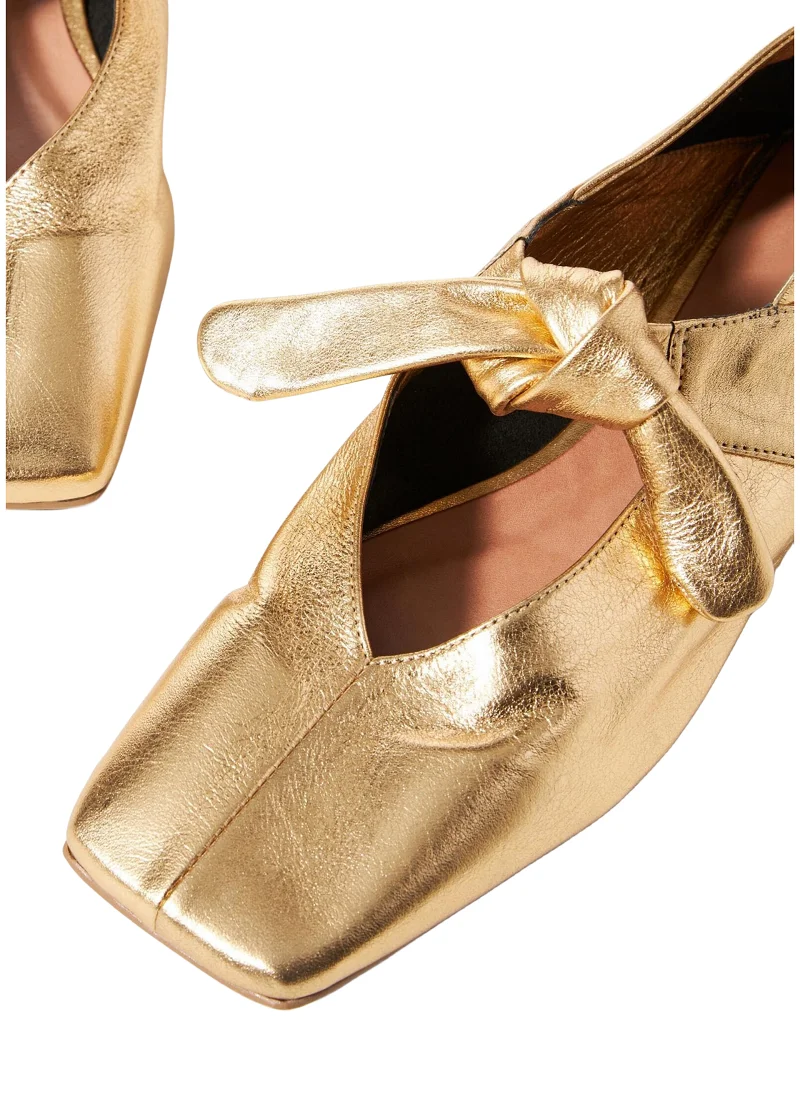 Women Square Toe Flats  Simple Style Daily Shoes Lady Shoes Spring Autumn Flats Gold Mule Slip On Women Basic  Loafers 3