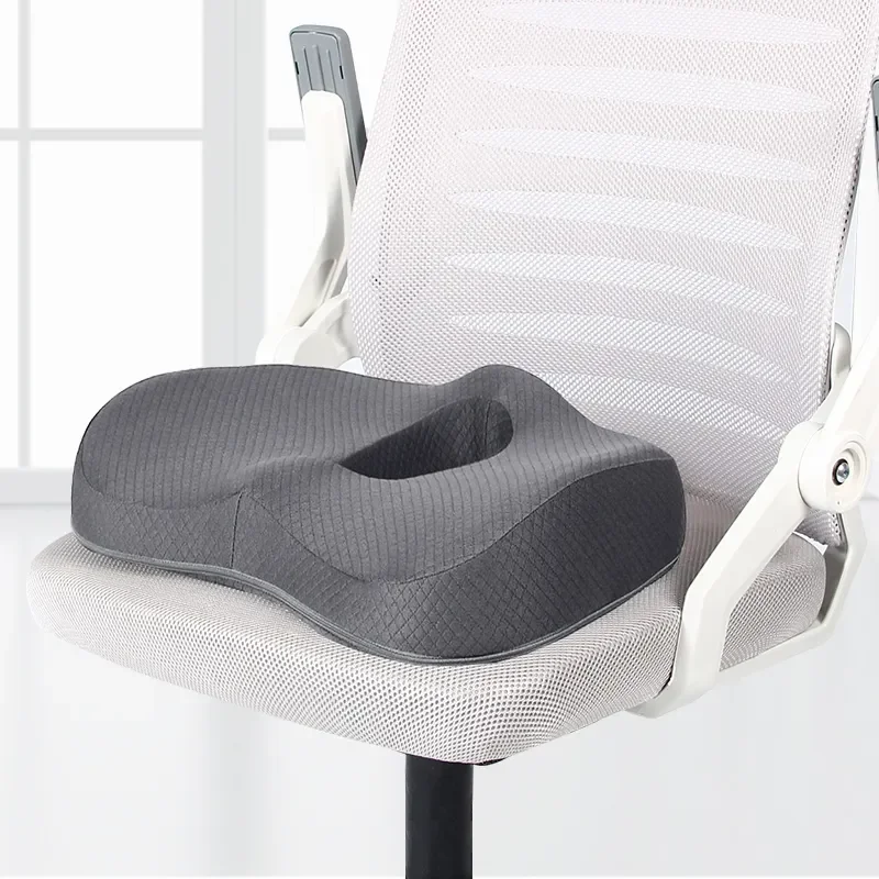 Office Chair Cushion Long-sitting Winter Memory Foam Pillow Cushion Chair  Cushion Protection Hip Butt Hemorrhoids Seat Cushion - AliExpress