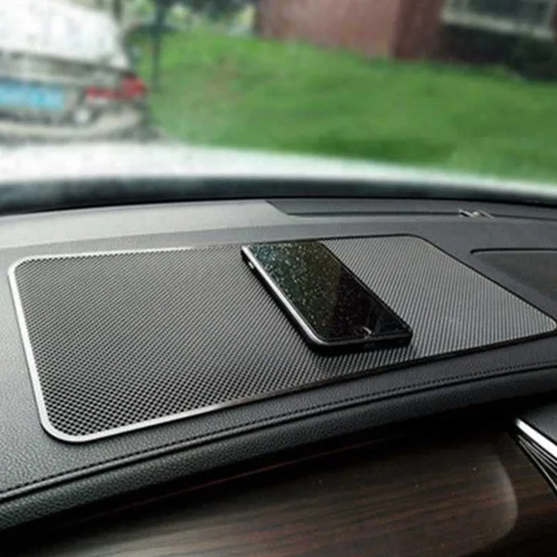 Sticky Anti-slip Mat Car Dashboard Pad Heat Resistant Non-Slip Mat Car Dashboard Phone Sunglasses Holder Styling Lnterior Car Non Slip Mat Non Slip Mat Car Dashboard Mat Non Slip Dash Mat Dash Adhesive Holder Silicone Anti Slip Pad Silicone Anti Skid Pad Dashboard Phone Holder Dash Phone Holder