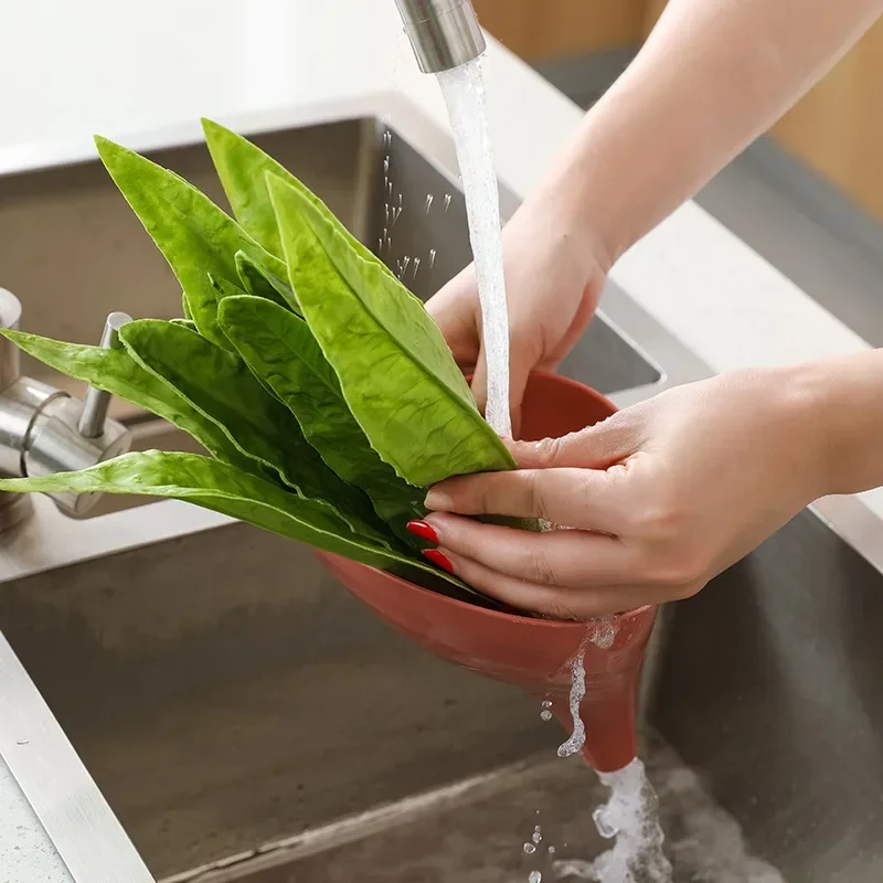 Creative Chopstick Storage Cage Kitchen Storage Funnel Rack Flower Funnel Storage Rack Fruit Plate Storage Rack