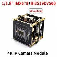 WGWK Ultral 4K Super Starlight IP-камера, плата IMX678 + Hi3519DV500, высокая чувствительность, широкий динамический диапазон, плата камеры видеонаблюдения