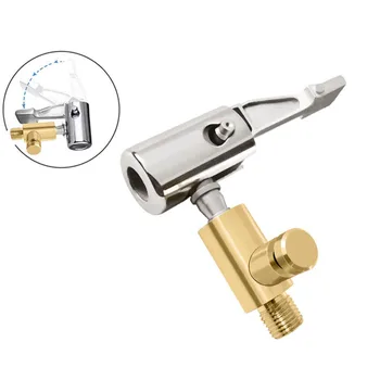 سيارة الإطارات الهواء تشاك ضاغط الاطارات نافخة الإطارات تشاك مع موصل بارب لإصلاح خرطوم مضخة نفخ المحمولة - Image 2