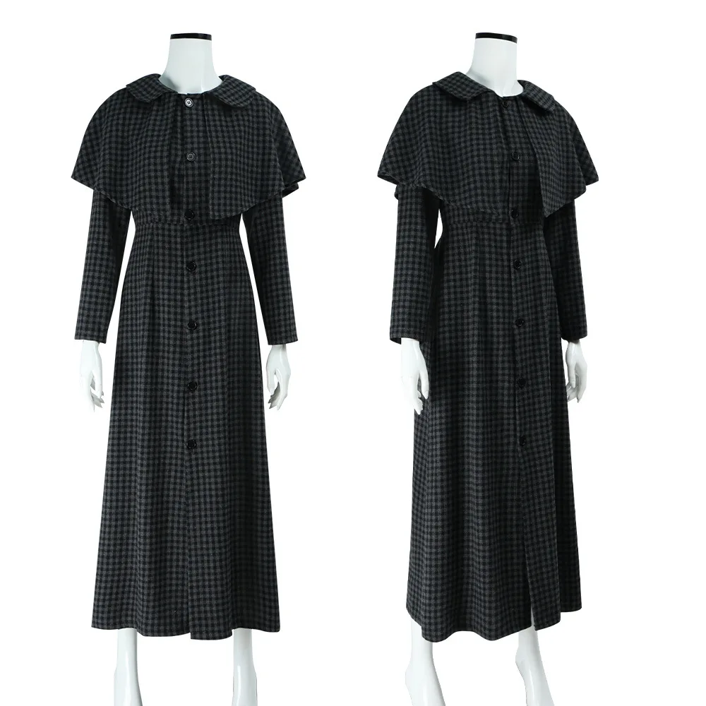Wednesday: Wednesday Addams | Black Cosplay Costume 19 The Addams Family Wednesday Addams Cosplay Costume for Women (Unofficial)