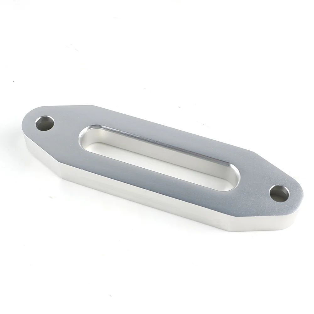 Aluminum Hawse Fairlead for Synthetic Winch Rope Cable Lead Guide For 3000LBS ATV UTV Winch Cable 4-7/8 inch 124mm 6