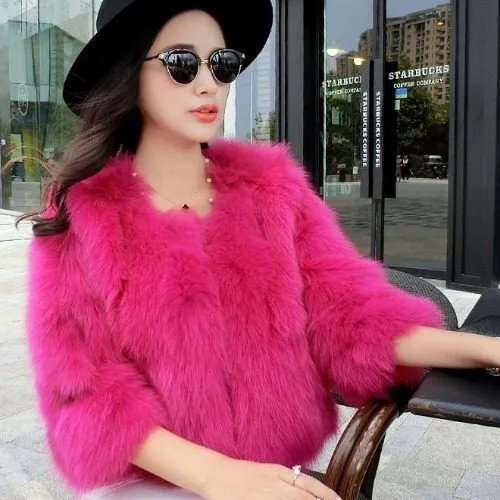 Thick Warm Fur Coat Winter Fashion O 