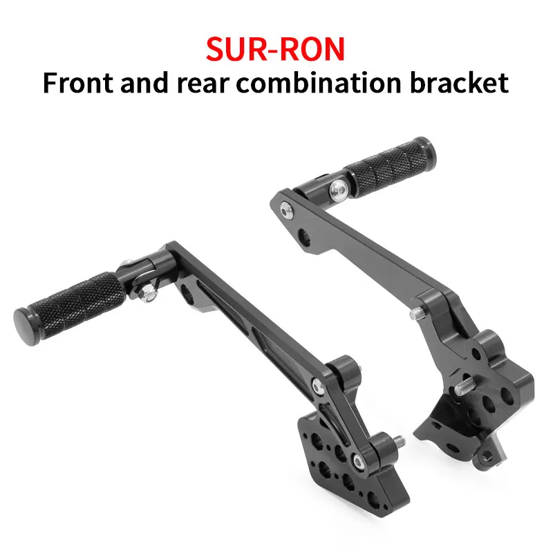 JXR Footpeg Brackets / Holder Frame For Talaria Sting R Electric Dirt Bike - Replacement Foot Peg Mounts 9 thumbnail image