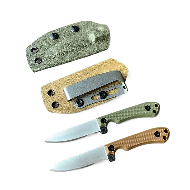 Description Picture 6 of itemG10 Handle Outdoor Camping Survival Fixed Blade Straight Knife 420 Stainless Steel Sharp Neck Knives With Kydex Sheath