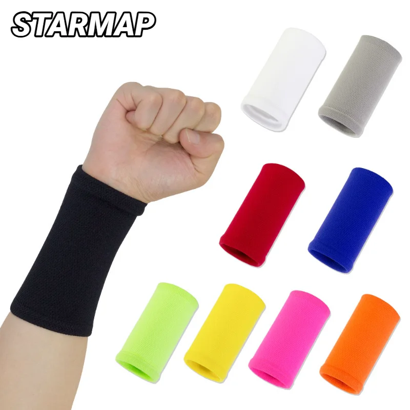 High Elastic Comfortable Athletic Wrist Sweatband - Pressure Protection for Sports & Fitness