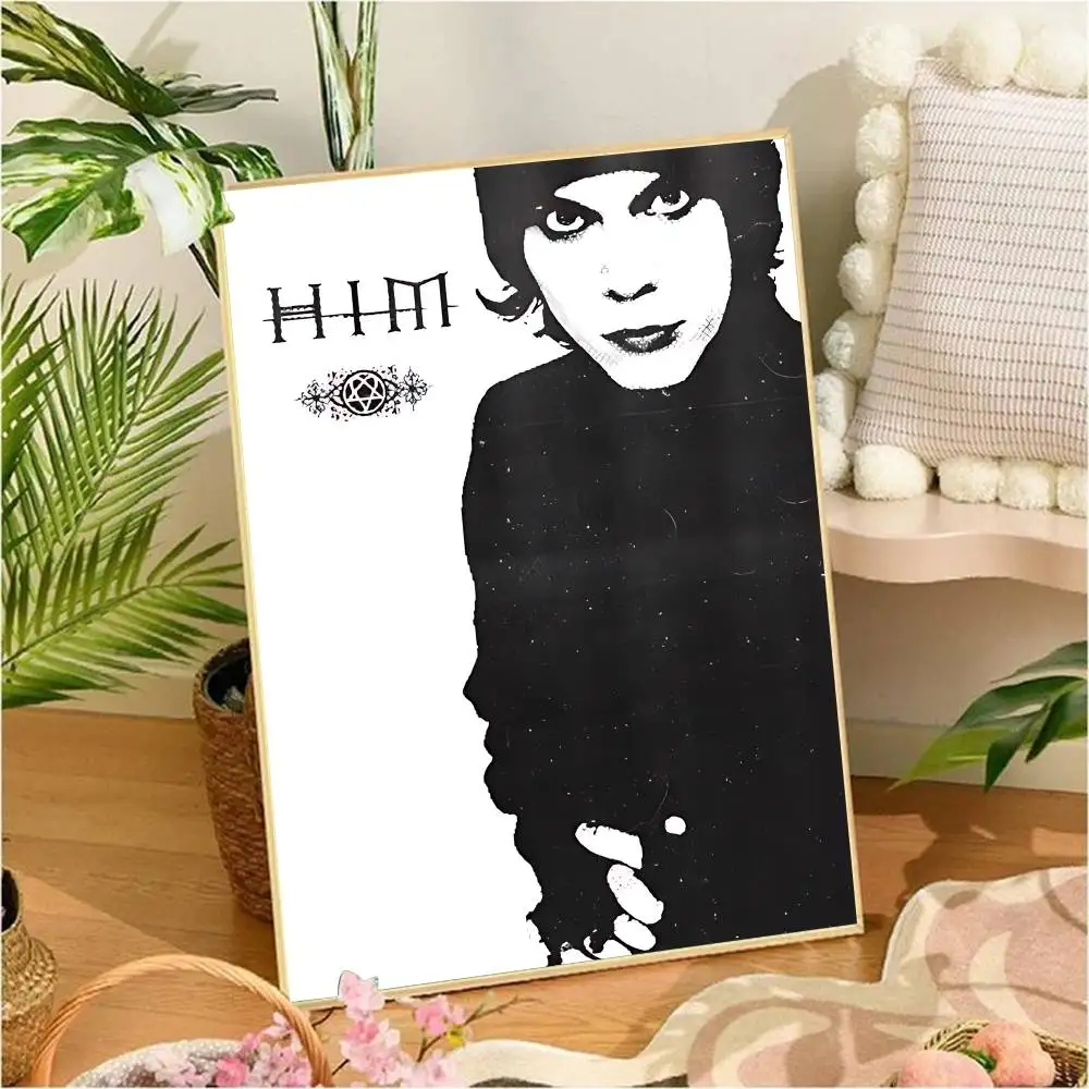 Rock H-HIM Band Whitepaper Poster HD-Qualität Poster Wandkunst Malerei Arbeitszimmer Wanddekoration – Detail 13
