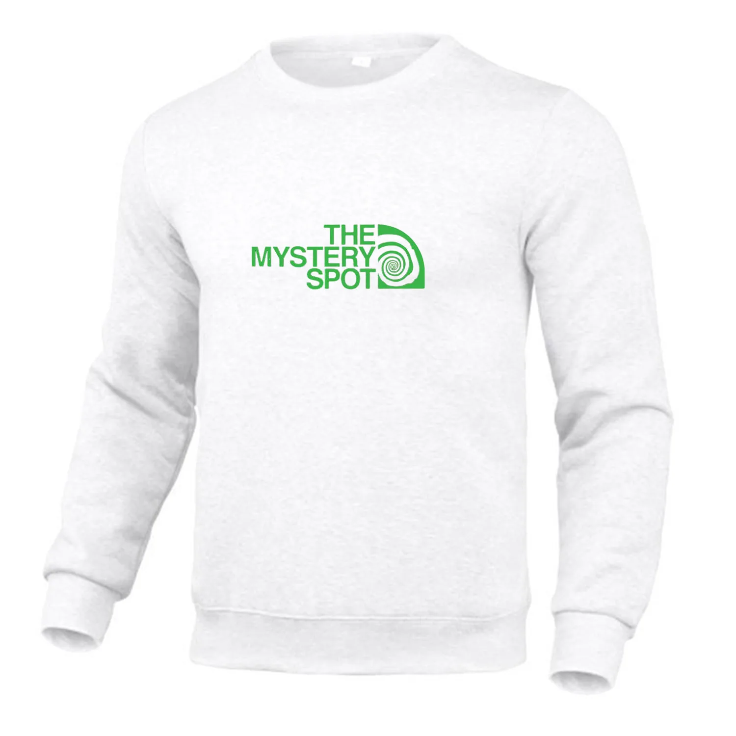 Sweat à capuche à col rond pour homme, nouvelle version transfrontalière de l'Europe et des États-Unis, impression chaude, couleur unie_voghion.com