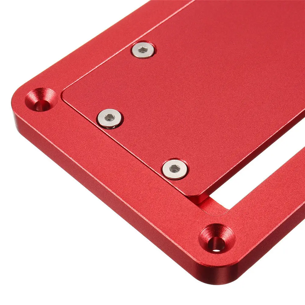 Electric Circular Saw Flip Cover Plate Flip-Floor Table Special Cover Plate Adjustable Aluminium Insert for Table Saw woodworking bench,woodworking workbench,router insert plate