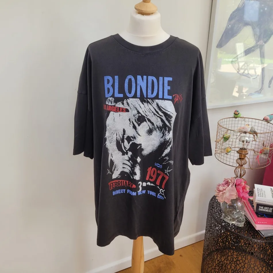 Punk Rock T Shirts Vintage Blonde Print kurzarm Baumwolle T-shirt Retro Beiläufige Lose Tops Mode Streetwear Unisex